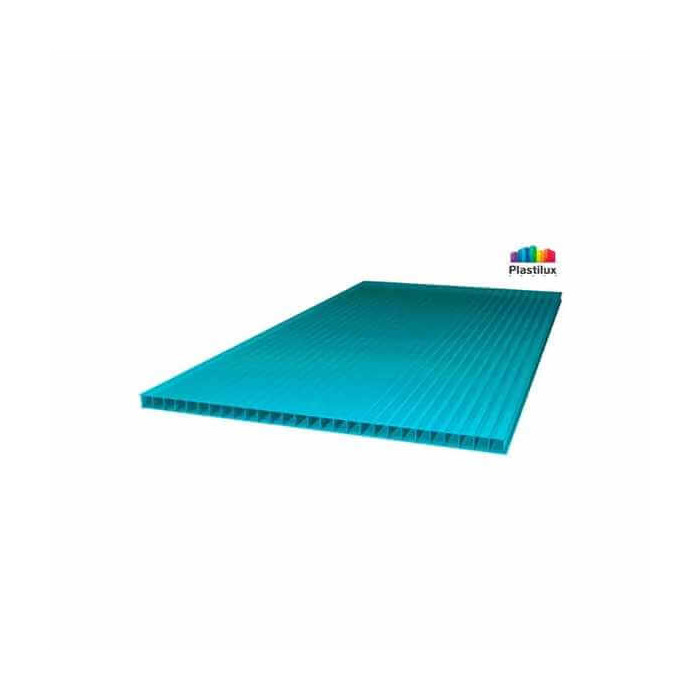 Сотовый поликарбонат 16 мм POLYNEX бирюза 2100х12000 мм